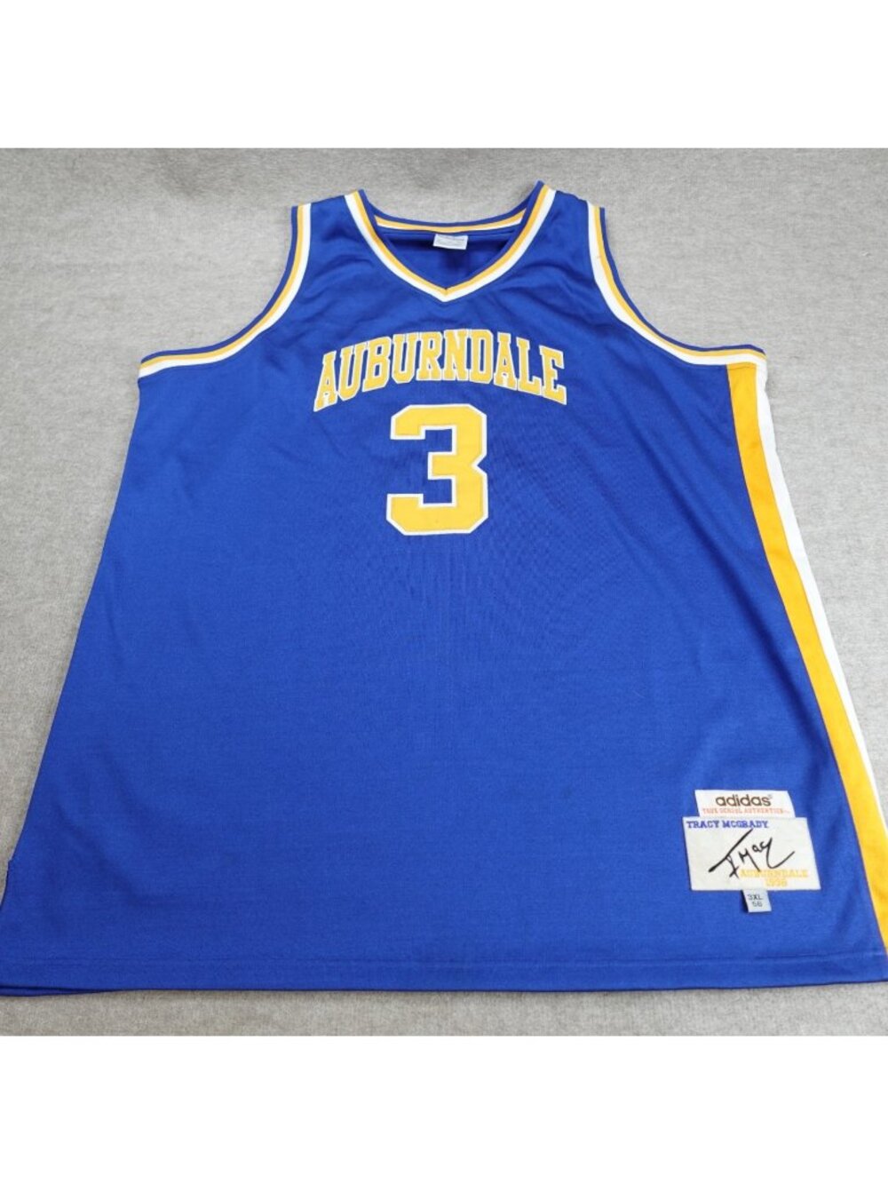 Basketball Jersey 3XL Blue Auburndale Tracy McGrady Vintage Adidas